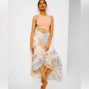 WHBM Ruffle wrap skirt